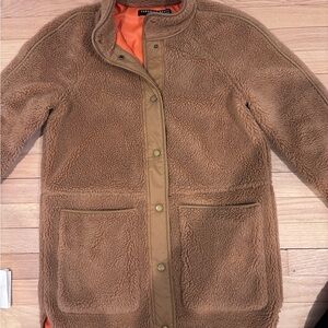 Veronica Beard Tan Fleece Jacket